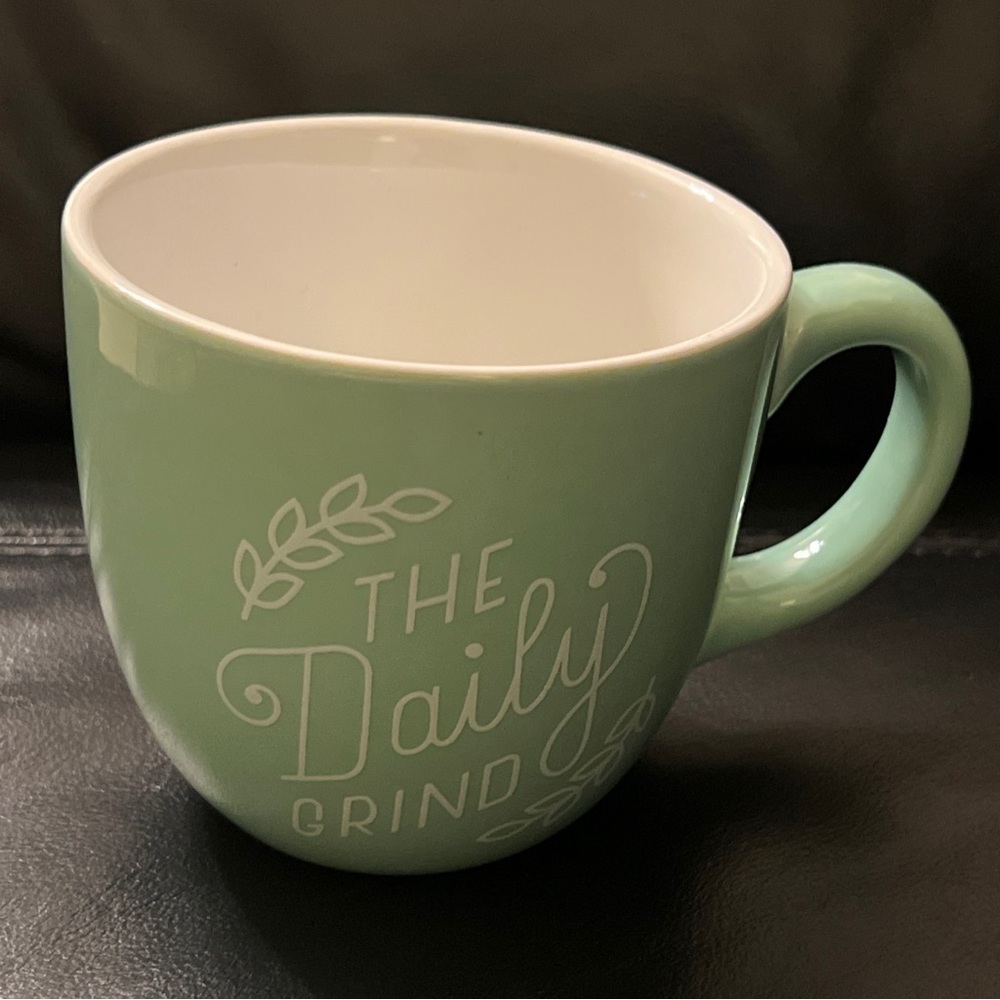 Hallmark “The Daily Grind” Mint Green Mug cup